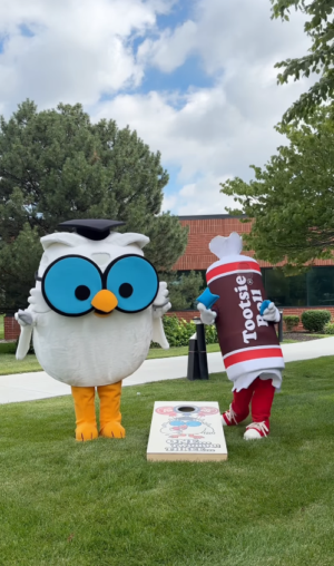 Tootsie Owl Cornhole