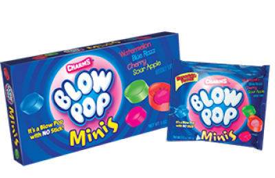 Group of Charms Blow Pop Minis; Tootsie Roll products