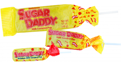 Group of Sugar Daddy; Tootsie Roll products