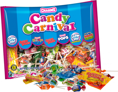 Group of Candy Carnival; Tootsie Roll products
