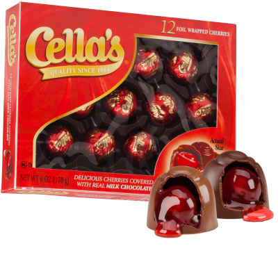Group of Cella's Chocolate Covered Cherries; Tootsie Roll products