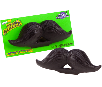Group of Wax Mustache; Tootsie Roll products