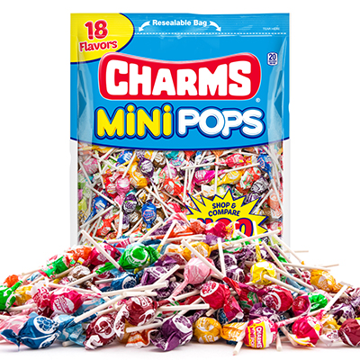Charms Assorted Mini Pops 30 lb