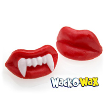 Wack-o-wax lips fangs mustache